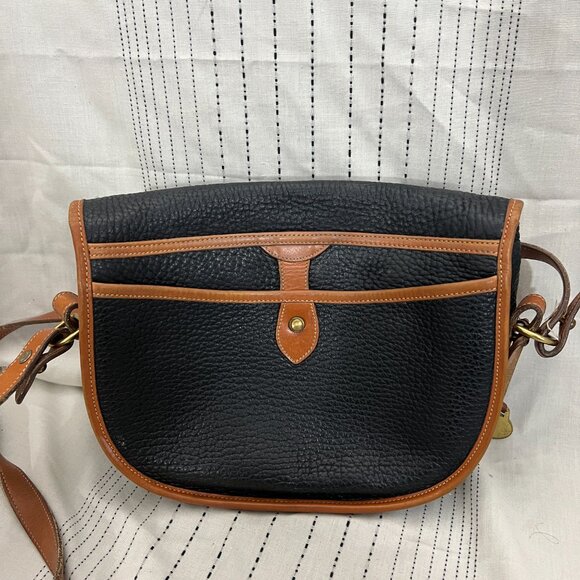 Dooney & Bourke Vintage Calvary Trooper Classic AWL Saddle Crossbody Bag - Picture 4 of 7